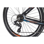 Krossový bicykel 26 Kands Stranger Dual Hliníkový Tourney HT 17" Čierno-modro-oranžový matný